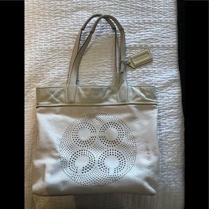 Coach cream colored shoulder bag